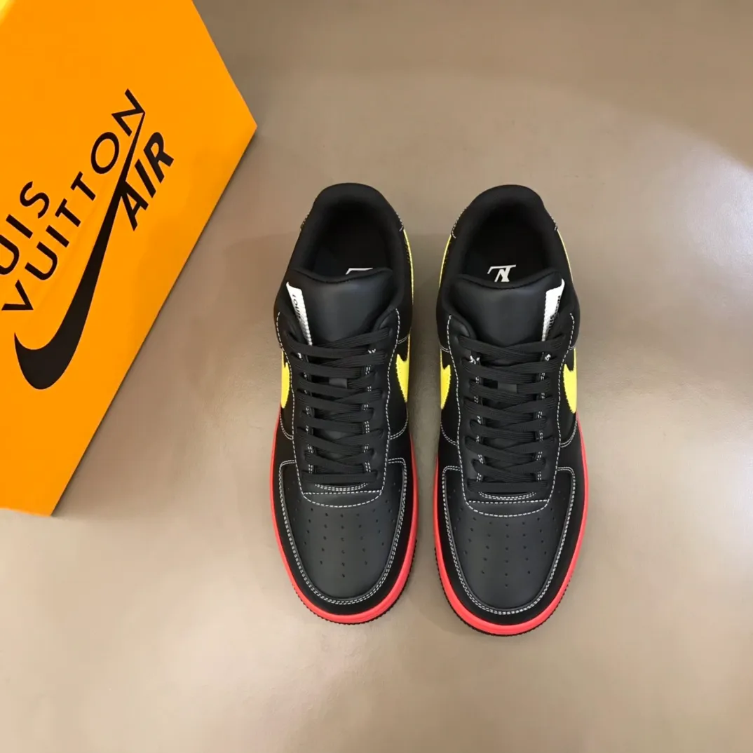 Men's shoes 💰p440 "*OUIS *UITTO*" x OFF-WHITE x Nike tripartite collaboration! Trendy and cool men's casual sports shoes with unrivaled color matching. The design idea basically continues the style of THE TEN. The Swoosh line and tongue label have a very familiar visual effect and are both fashionable and trendy! A must-have for fashionistas! The effect on your feet is absolutely stunning! Size: 38-45